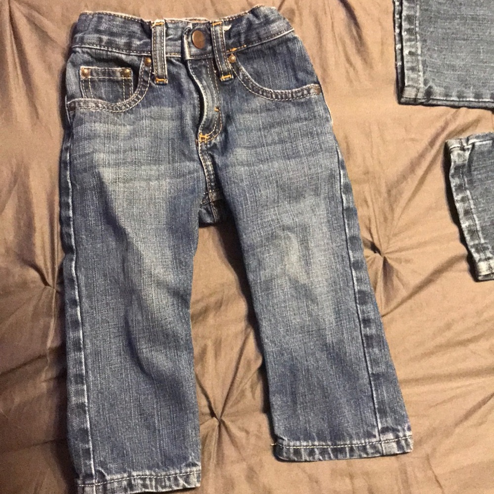 Baby Wrangler jeans.
